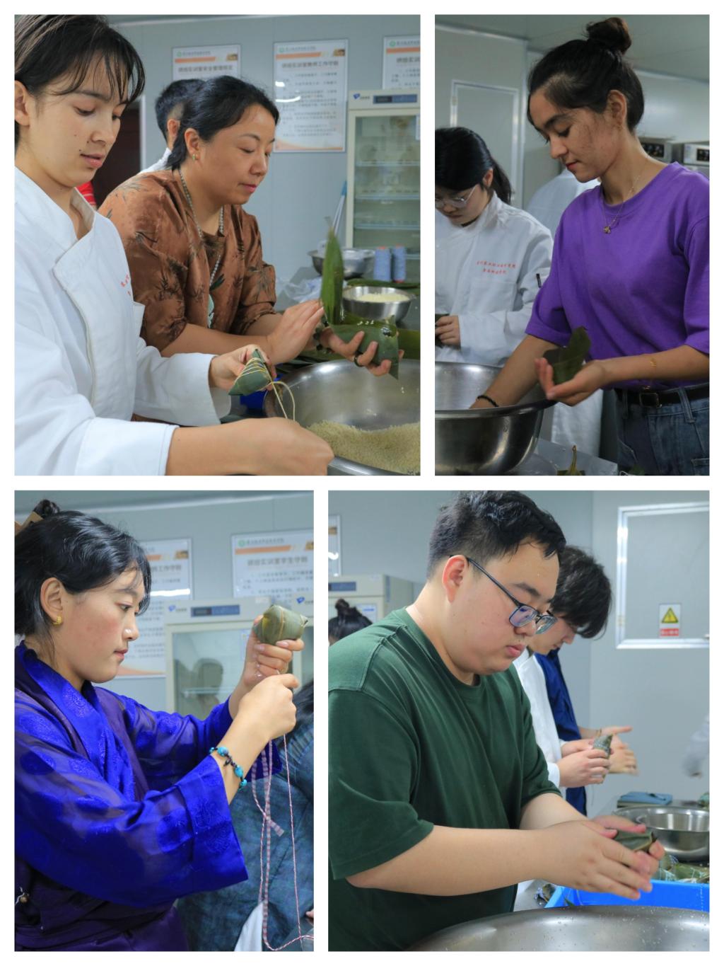 6月14日举办了“浓情端午粽飘香 师